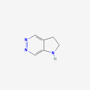 molecular formula C6H7N3 B12959225 2,3-dihydro-1H-pyrrolo[2,3-d]pyridazine 