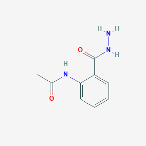 molecular formula C9H11N3O2 B1295924 N-[2-(hydrazinocarbonyl)phenyl]acetamide CAS No. 6635-75-2