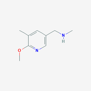 1-(6-Methoxy-5-methylpyridin-3-yl)-N-methylmethanamine