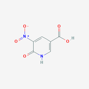 molecular formula C6H4N2O5 B1295928 6-羟基-5-硝基烟酸 CAS No. 6635-31-0