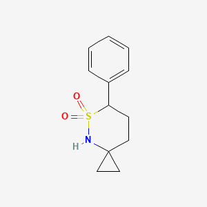 6-Phenyl-5-thia-4-azaspiro[2.5]octane 5,5-dioxide