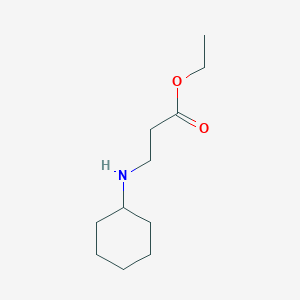 molecular formula C11H21NO2 B1295930 3-(环己基氨基)丙酸乙酯 CAS No. 6635-61-6