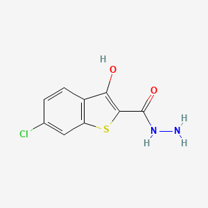 6-Chloro-3-hydroxybenzo[b]thiophene-2-carbohydrazide