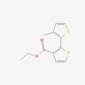 Ethyl 3'-methyl-[2,2'-bithiophene]-3-carboxylate