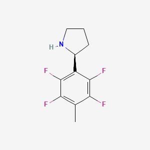 (S)-2-(2,3,5,6-Tetrafluoro-4-methylphenyl)pyrrolidine