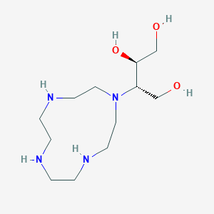 molecular formula C12H28N4O3 B12959401 Rel-(2R,3S)-3-(1,4,7,10-tetraazacyclododecan-1-yl)butane-1,2,4-triol CAS No. 754167-78-7