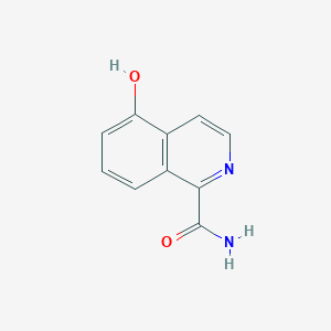 molecular formula C10H8N2O2 B12959414 5-Hydroxyisoquinoline-1-carboxamide 