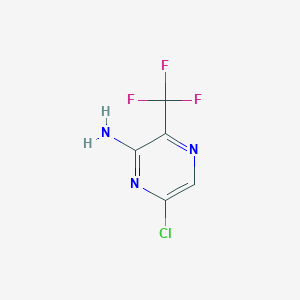 6-Chloro-3-(trifluoromethyl)pyrazin-2-amine