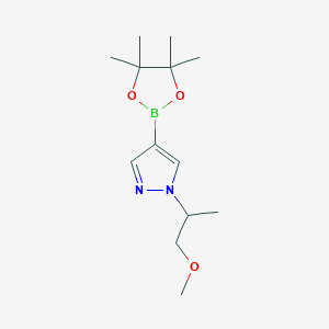 1-(1-Methoxypropan-2-yl)-4-(4,4,5,5-tetramethyl-1,3,2-dioxaborolan-2-yl)-1H-pyrazole