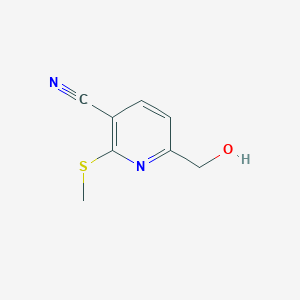 6-(Hydroxymethyl)-2-(methylthio)nicotinonitrile