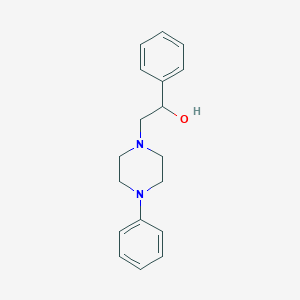 molecular formula C18H22N2O B1295947 1-Phenyl-2-(4-phenylpiperazino)-1-ethanol CAS No. 94262-62-1