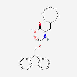 (R)-2-((((9H-Fluoren-9-yl)methoxy)carbonyl)amino)-3-cyclooctylpropanoic acid