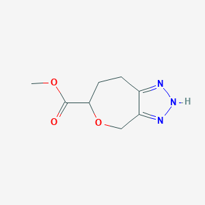 Methyl 4,6,7,8-tetrahydro-1H-oxepino[3,4-d][1,2,3]triazole-6-carboxylate