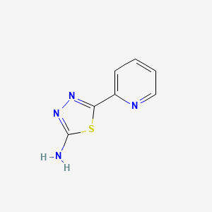 molecular formula C7H6N4S B1295954 5-(吡啶-2-基)-1,3,4-噻二唑-2-胺 CAS No. 25468-22-8