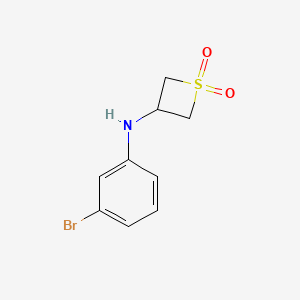 3-((3-Bromophenyl)amino)thietane 1,1-dioxide