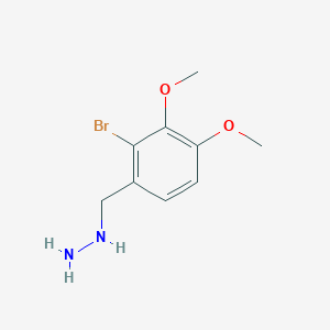 (2-Bromo-3,4-dimethoxybenzyl)hydrazine