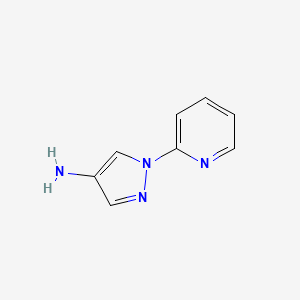 molecular formula C8H8N4 B1295958 1-(pyridin-2-yl)-1H-pyrazol-4-amine CAS No. 28465-95-4