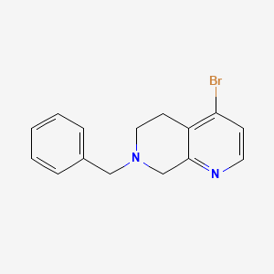 7-Benzyl-4-bromo-5,6,7,8-tetrahydro-1,7-naphthyridine