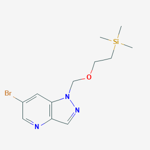 6-Bromo-1-((2-(trimethylsilyl)ethoxy)methyl)-1H-pyrazolo[4,3-b]pyridine