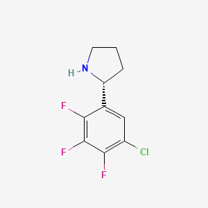 (R)-2-(5-Chloro-2,3,4-trifluorophenyl)pyrrolidine