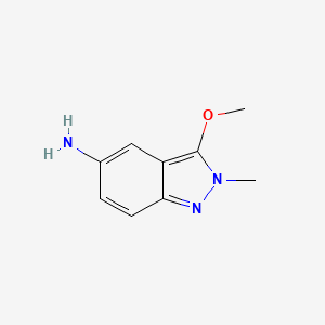 3-Methoxy-2-methyl-2H-indazol-5-amine