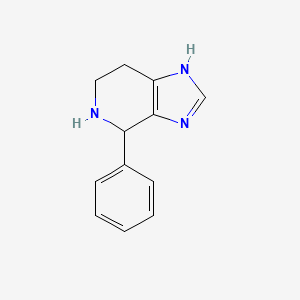 molecular formula C12H13N3 B1295966 4-Phenyl-4,5,6,7-tetrahydro-1H-imidazo[4,5-c]pyridine CAS No. 4875-39-2