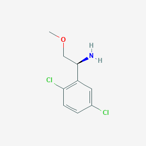 (S)-1-(2,5-dichlorophenyl)-2-methoxyethan-1-amine