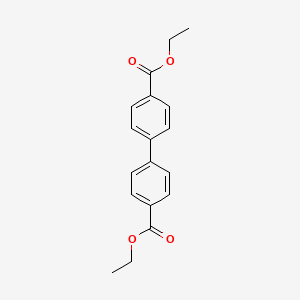 molecular formula C18H18O4 B1295968 Diethyl 4,4'-biphenyldicarboxylate CAS No. 47230-38-6