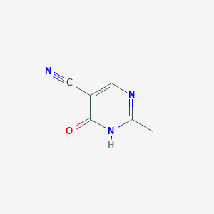 molecular formula C6H5N3O B1295970 4-Hydroxy-2-methylpyrimidine-5-carbonitrile CAS No. 27058-54-4