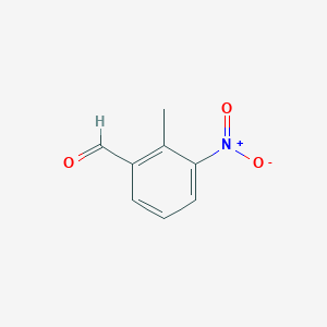 molecular formula C8H7NO3 B1295971 2-甲基-3-硝基苯甲醛 CAS No. 23876-12-2