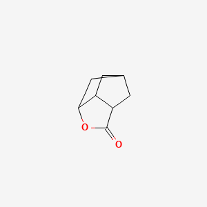 molecular formula C8H10O2 B1295972 Hexahydro-2h-3,5-methanocyclopenta[b]furan-2-one CAS No. 6712-12-5