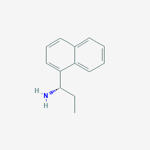 molecular formula C13H15N B12959729 (S)-1-(Naphthalen-1-yl)propan-1-amine 