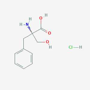 (S)-2-Amino-2-benzyl-3-hydroxypropanoic acid hydrochloride