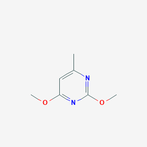 molecular formula C7H10N2O2 B1295975 2,4-Dimethoxy-6-methylpyrimidine CAS No. 7781-23-9