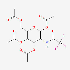 B1295976 [3,4,6-Triacetyloxy-5-[(2,2,2-trifluoroacetyl)amino]oxan-2-yl]methyl acetate CAS No. 7139-63-1