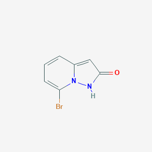 molecular formula C7H5BrN2O B12959784 7-Bromopyrazolo[1,5-a]pyridin-2-ol 