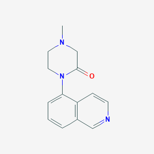 molecular formula C14H15N3O B12959813 1-(Isoquinolin-5-yl)-4-methylpiperazin-2-one 