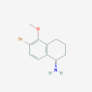 (S)-6-bromo-5-methoxy-1,2,3,4-tetrahydronaphthalen-1-amine hydrochloride