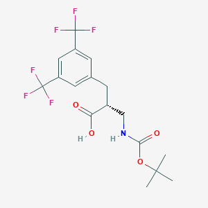 (R)-2-(3,5-Bis(trifluoromethyl)benzyl)-3-((tert-butoxycarbonyl)amino)propanoic acid