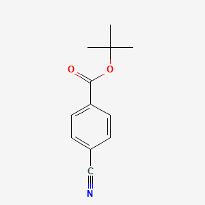 molecular formula C12H13NO2 B1295984 叔丁基 4-氰基苯甲酸酯 CAS No. 55696-50-9