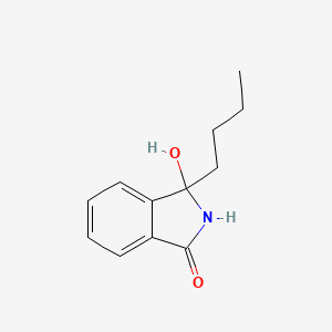 molecular formula C12H15NO2 B12959844 3-Butyl-3-hydroxyisoindolin-1-one 