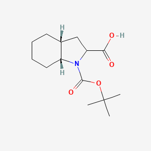 (3AR,7aR)-1-(tert-butoxycarbonyl)octahydro-1H-indole-2-carboxylic acid