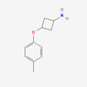 molecular formula C11H15NO B12959883 3-(p-Tolyloxy)cyclobutanamine CAS No. 1631027-10-5