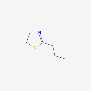 B1295990 2-Propyl-4,5-dihydrothiazole CAS No. 23185-09-3