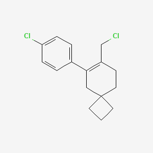 7-(Chloromethyl)-6-(4-chlorophenyl)spiro[3.5]non-6-ene