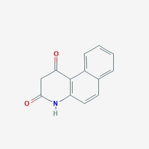 molecular formula C13H9NO2 B12959952 Benzo[f]quinoline-1,3(2H,4H)-dione 