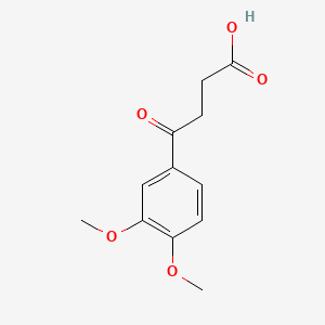 molecular formula C12H14O5 B1295999 4-(3,4-二甲氧基苯基)-4-氧代丁酸 CAS No. 5333-34-6