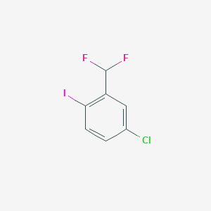 4-Chloro-2-(difluoromethyl)-1-iodobenzene