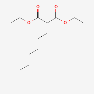 molecular formula C14H26O4 B1296000 2-Heptilmalonato de dietilo CAS No. 607-83-0