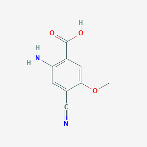 2-Amino-4-cyano-5-methoxybenzoic acid